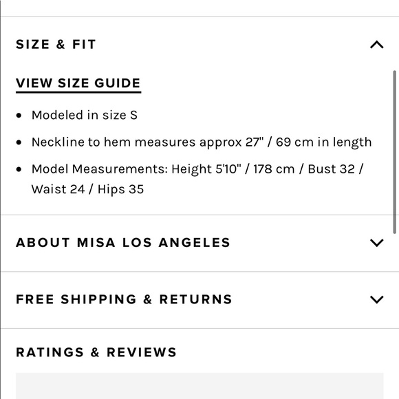 MISA - Isella Dress/ Multi Rainbow - Picture 5 of 5